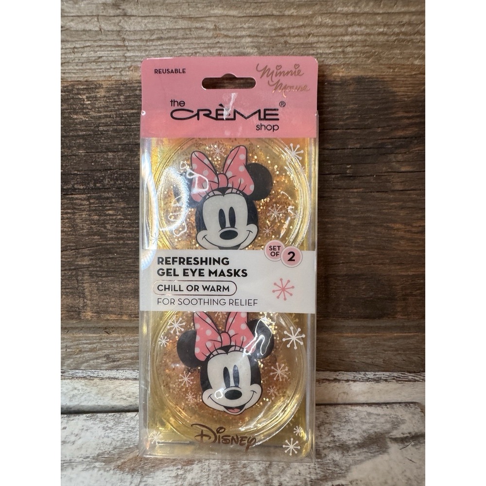 The Crème Shop Minnie Mouse Refreshing Gel Eye Masks – NIB (Chill or Warm) DC